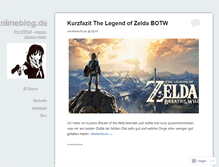 Tablet Screenshot of animeblog.wordpress.com
