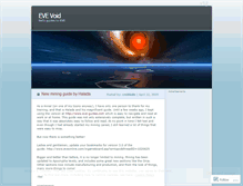 Tablet Screenshot of evevoid.wordpress.com