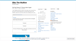 Desktop Screenshot of hiphophoneyselkethestallion.wordpress.com