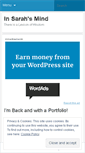 Mobile Screenshot of insarahsmind.wordpress.com
