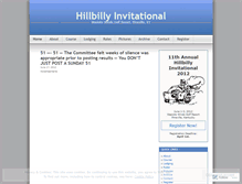 Tablet Screenshot of hillbillygolf.wordpress.com