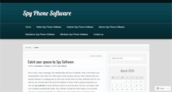 Desktop Screenshot of bestspyphonesoftware.wordpress.com