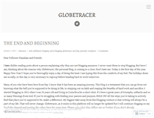 Tablet Screenshot of globetracer.wordpress.com