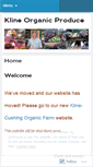 Mobile Screenshot of klineorganic.wordpress.com