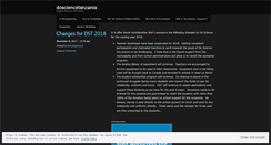 Desktop Screenshot of dosciencetanzania.wordpress.com