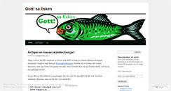 Desktop Screenshot of gottsafisken.wordpress.com