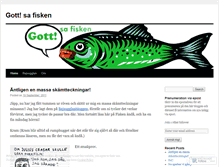 Tablet Screenshot of gottsafisken.wordpress.com