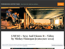 Tablet Screenshot of fernsehenuntertage.wordpress.com