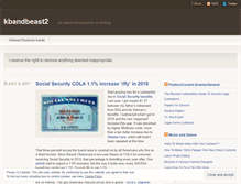 Tablet Screenshot of kbandbeast2.wordpress.com