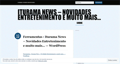 Desktop Screenshot of ituramanews.wordpress.com