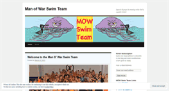 Desktop Screenshot of mowswimteam.wordpress.com