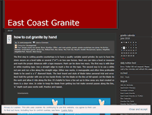 Tablet Screenshot of eastcoastgranite.wordpress.com