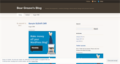 Desktop Screenshot of mobibear.wordpress.com