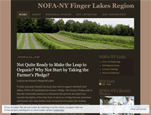 Tablet Screenshot of nofanyfingerlakes.wordpress.com