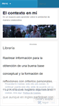 Mobile Screenshot of elcontextoenmi.wordpress.com