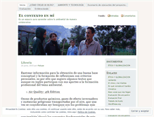 Tablet Screenshot of elcontextoenmi.wordpress.com