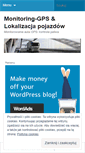 Mobile Screenshot of monitoringgps.wordpress.com