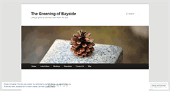 Desktop Screenshot of ecobayside.wordpress.com