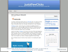 Tablet Screenshot of justafewclicks.wordpress.com