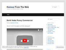 Tablet Screenshot of humournewsfromtheweb.wordpress.com