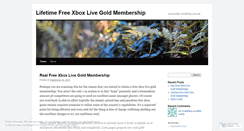 Desktop Screenshot of lifetimefreexboxlivegoldmembership.wordpress.com