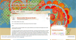 Desktop Screenshot of limegummybear.wordpress.com