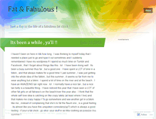 Tablet Screenshot of fatnfab.wordpress.com