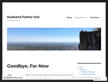 Tablet Screenshot of husbandfatherson.wordpress.com