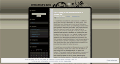 Desktop Screenshot of efracassa.wordpress.com