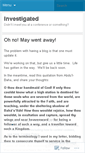 Mobile Screenshot of investigated.wordpress.com