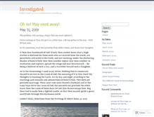 Tablet Screenshot of investigated.wordpress.com