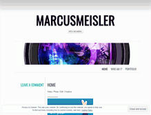 Tablet Screenshot of marcusmeisler.wordpress.com