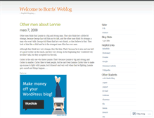 Tablet Screenshot of borris.wordpress.com