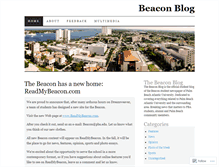 Tablet Screenshot of beaconblog.wordpress.com