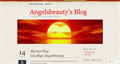 Desktop Screenshot of angelsbeauty.wordpress.com