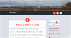 Desktop Screenshot of graugruengelb.wordpress.com