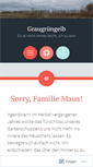 Mobile Screenshot of graugruengelb.wordpress.com