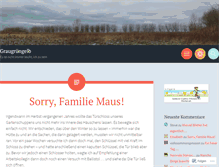 Tablet Screenshot of graugruengelb.wordpress.com
