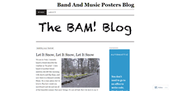 Desktop Screenshot of bandandmusicposters.wordpress.com