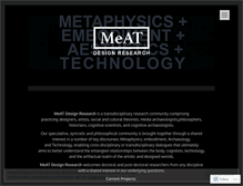 Tablet Screenshot of meatresearch.wordpress.com