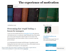 Tablet Screenshot of orgmotivation.wordpress.com