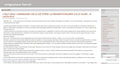 Desktop Screenshot of emigrazionedetroit.wordpress.com