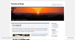 Desktop Screenshot of forestsofhope.wordpress.com