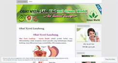 Desktop Screenshot of obatnyerilambunggastrichealth.wordpress.com