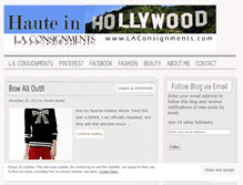 Tablet Screenshot of hautehollywood.wordpress.com