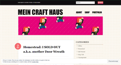 Desktop Screenshot of meincrafthaus.wordpress.com