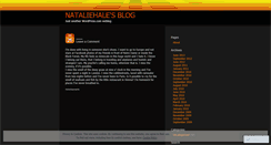 Desktop Screenshot of nataliehale.wordpress.com