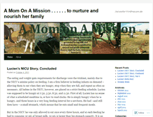 Tablet Screenshot of amomonamission.wordpress.com