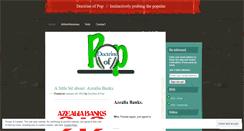 Desktop Screenshot of doctrineofpop.wordpress.com