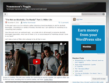 Tablet Screenshot of nathannommensen.wordpress.com